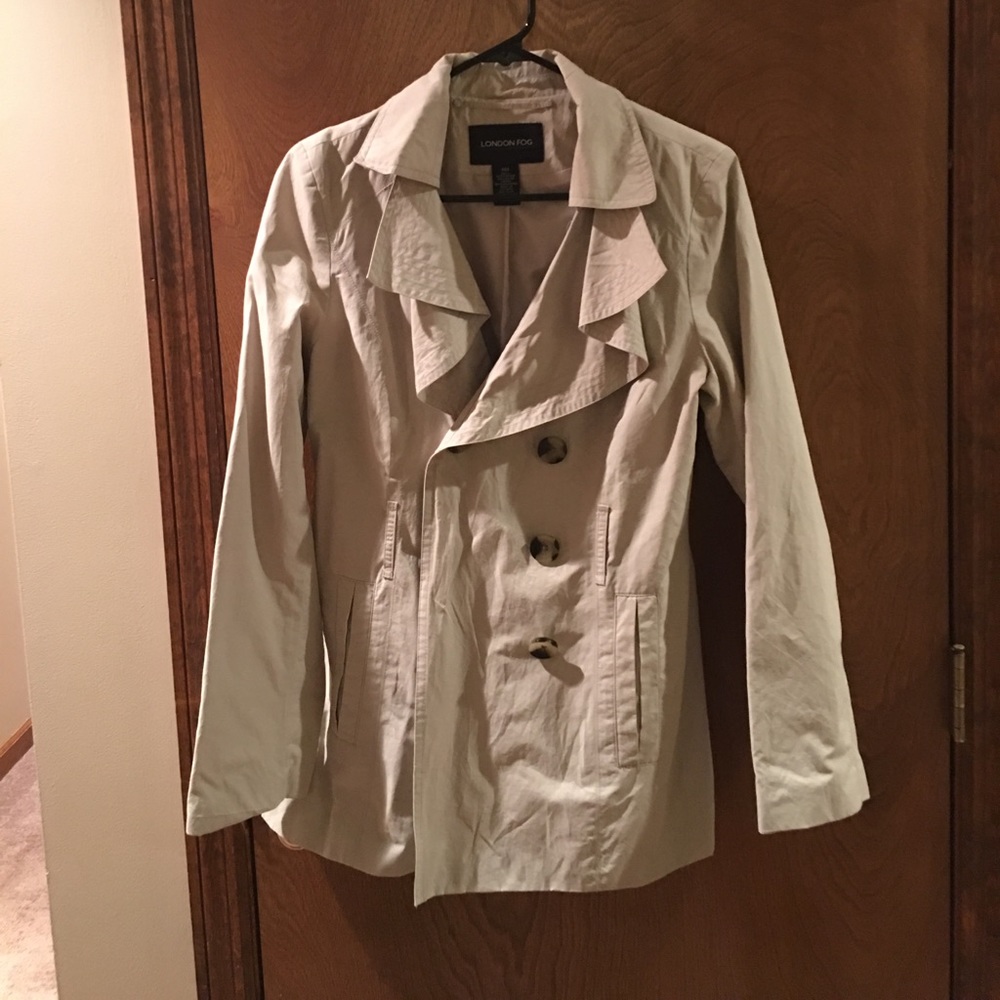 London fog rain coat