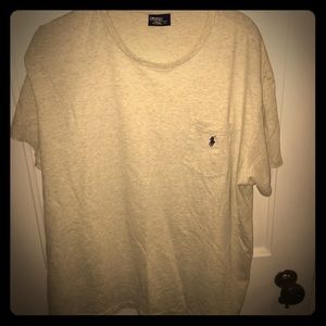 Vintage Cream Colored Ralph Lauren Tee