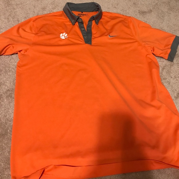 clemson nike polo