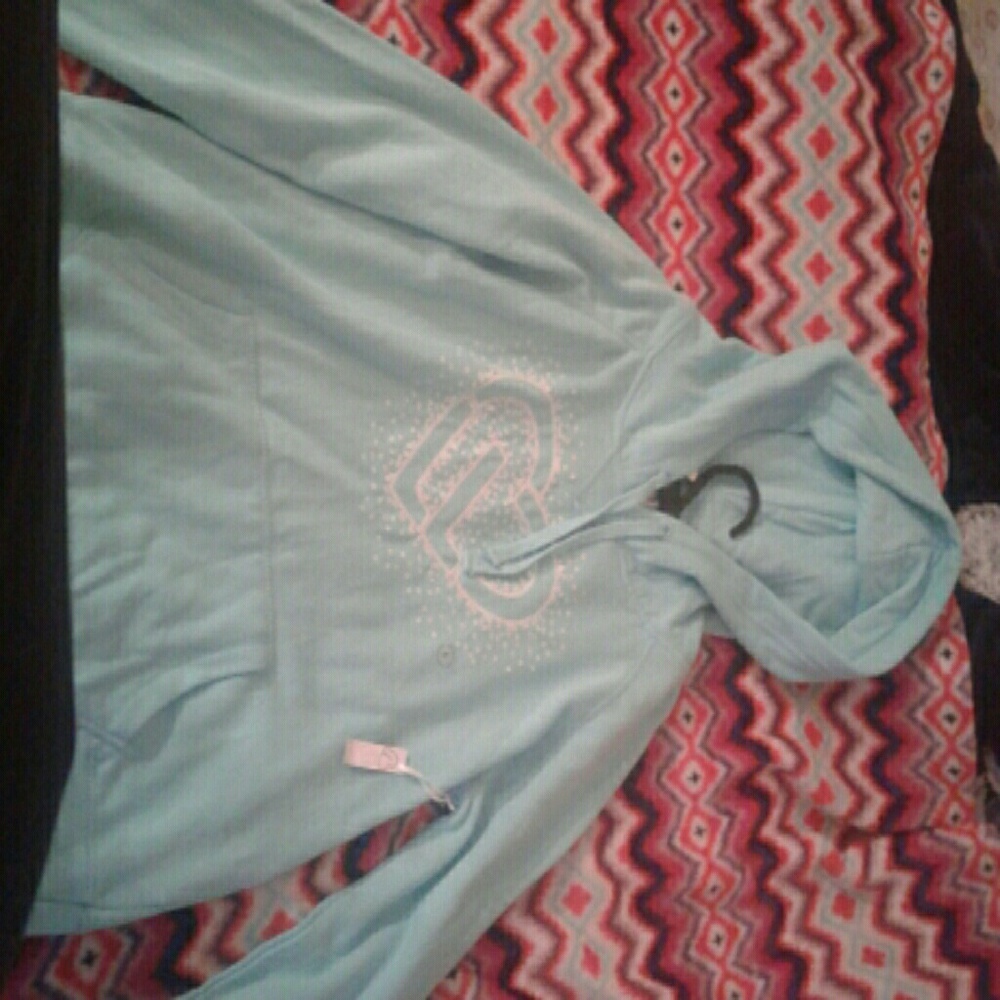 light baby blue hoodie aeropostale
