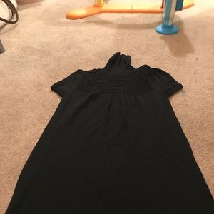 Black sweater dress
