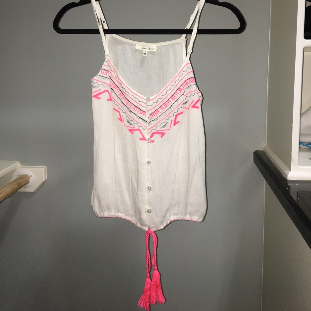 Tribal print boho tank top