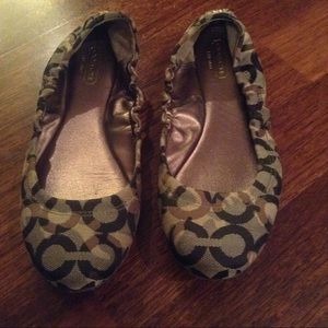 Coach Aly Camouflage Ballet Flat