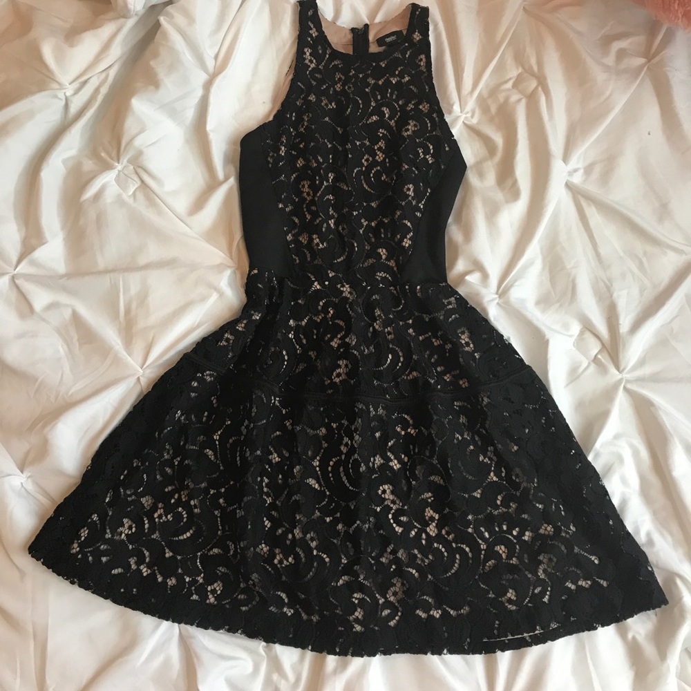 Lace black dress