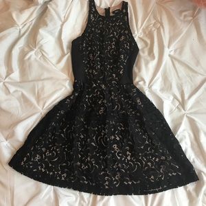 Lace black dress