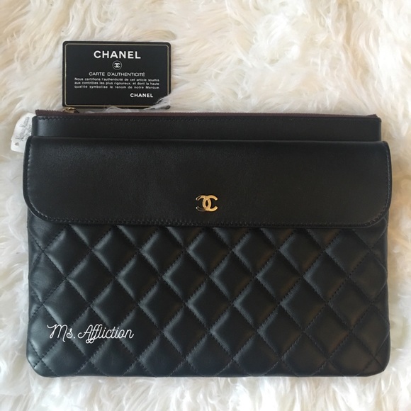 chanel envelope clutch
