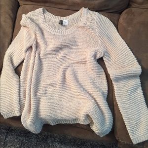 H&M, Cream, Knit Sweater