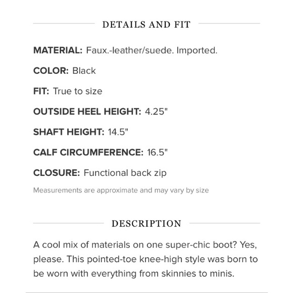 Size 7.5 NIB Shoe Dazzle Black Pointed Toe Boots - Picture 8 of 8