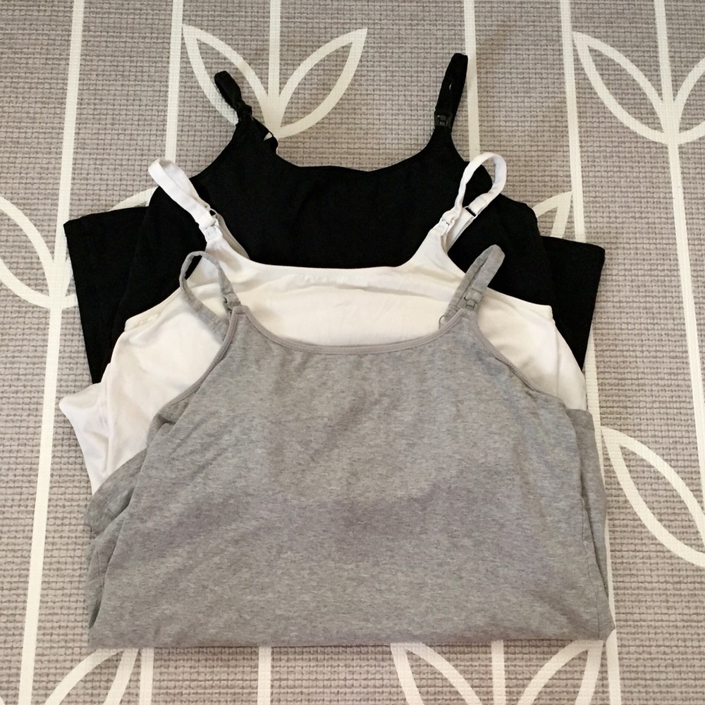 Bundle of Gilligan & O’Malley Nursing Tank Tops
