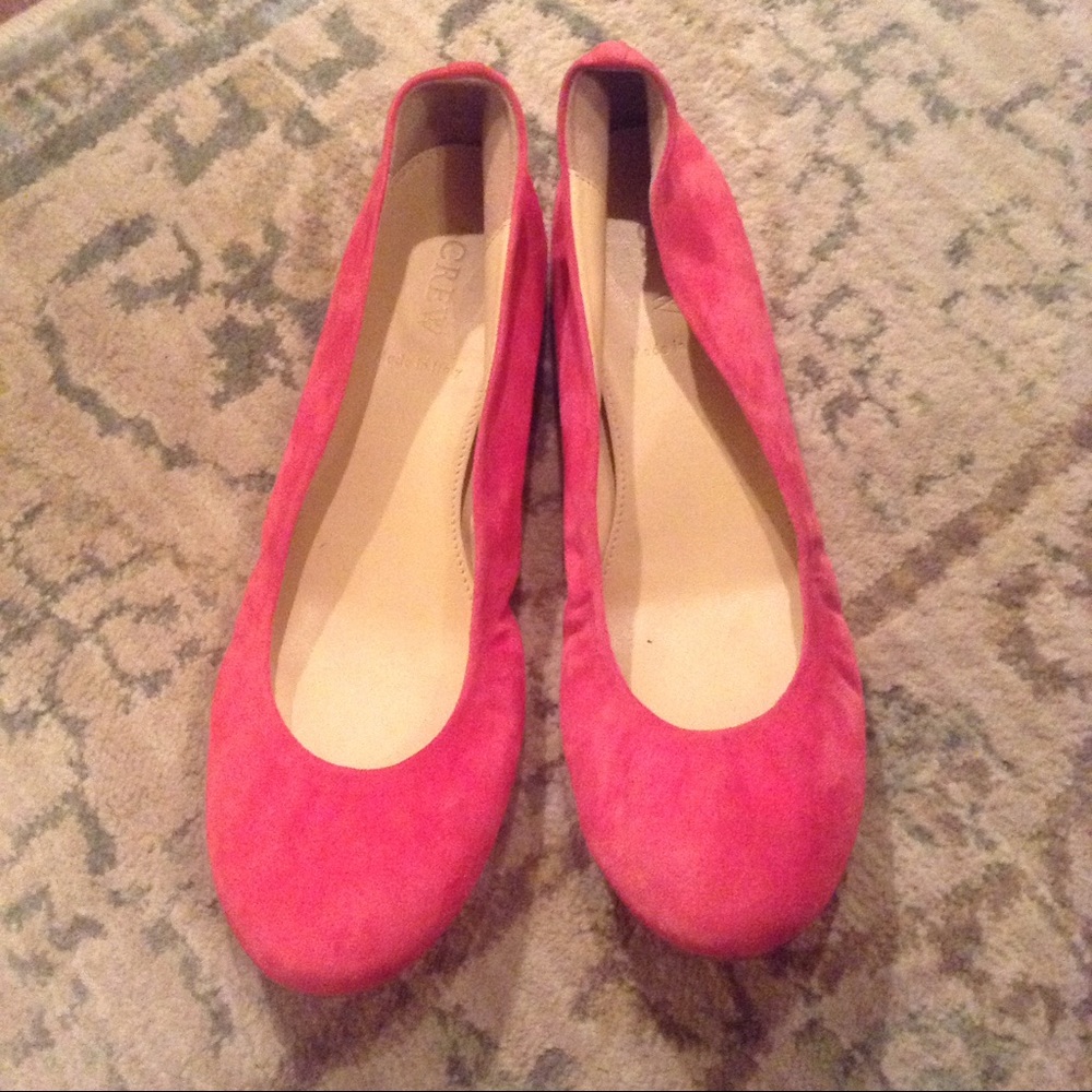 J Crew Pink Ballet Flats