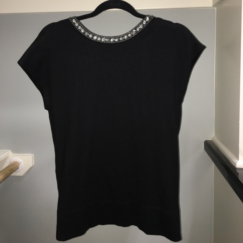 Beautiful black silk blouse- Victoria’s Secret