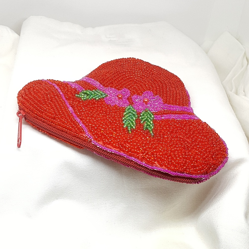 🎄🤗5 for $20! Red Hat Coin Purse