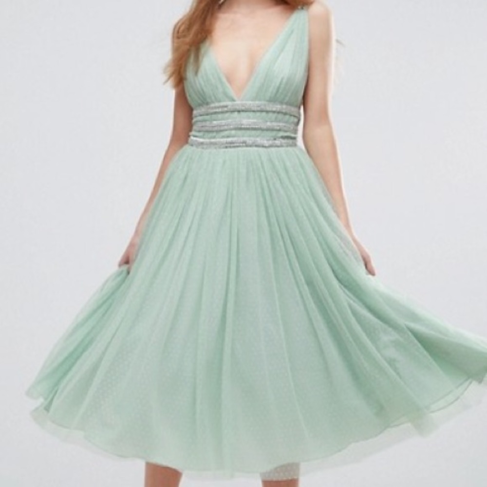 Asos Mint Formal Dress