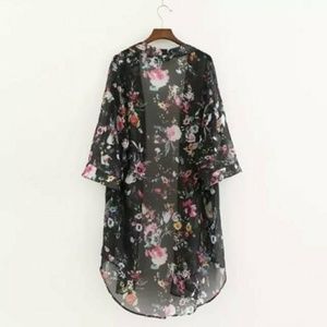  Kimono Cardigan Coat Bathing Swimwear