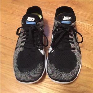 Nike Black & Multi Flyknit Free 4.0 Sneakers