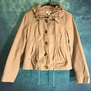 Ann taylor loft cream jacket size S