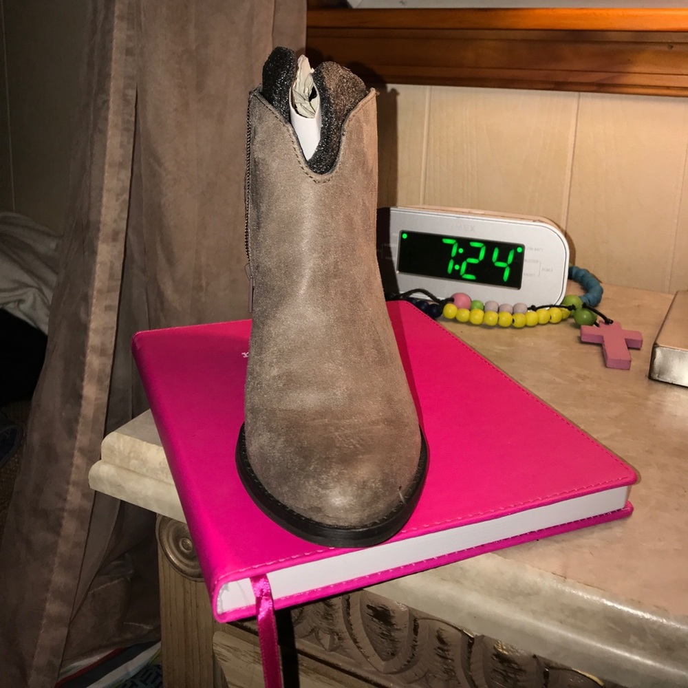 Taupe Bootie - Picture 2 of 2