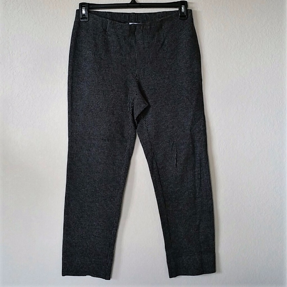 J.Jill Ponte Pants slim leg Petite Houndstooth