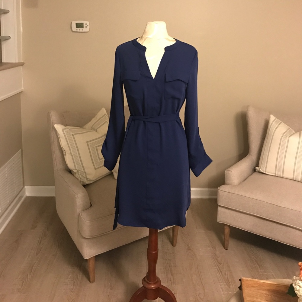 Blue classy dress