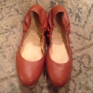 J Crew Camel Ballet Flat