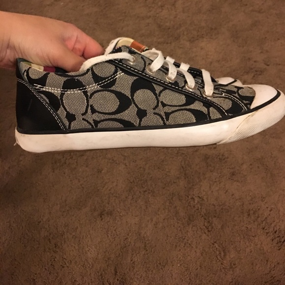 Black and grey coach shoes - Picture 2 of 5