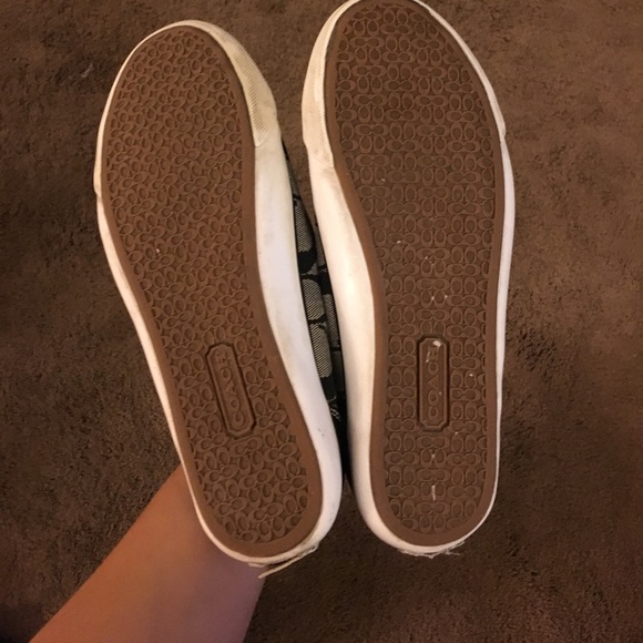 Black and grey coach shoes - Picture 3 of 5