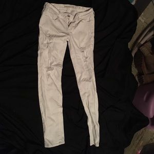 white jeans