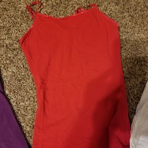 Red camisole