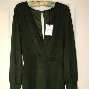 ENDLESS ROSE OLIVE COCKTAIL DRESS