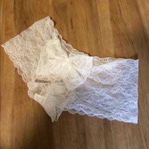 Bridal bow panties