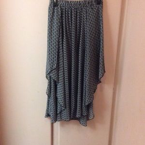 Black and white skirt