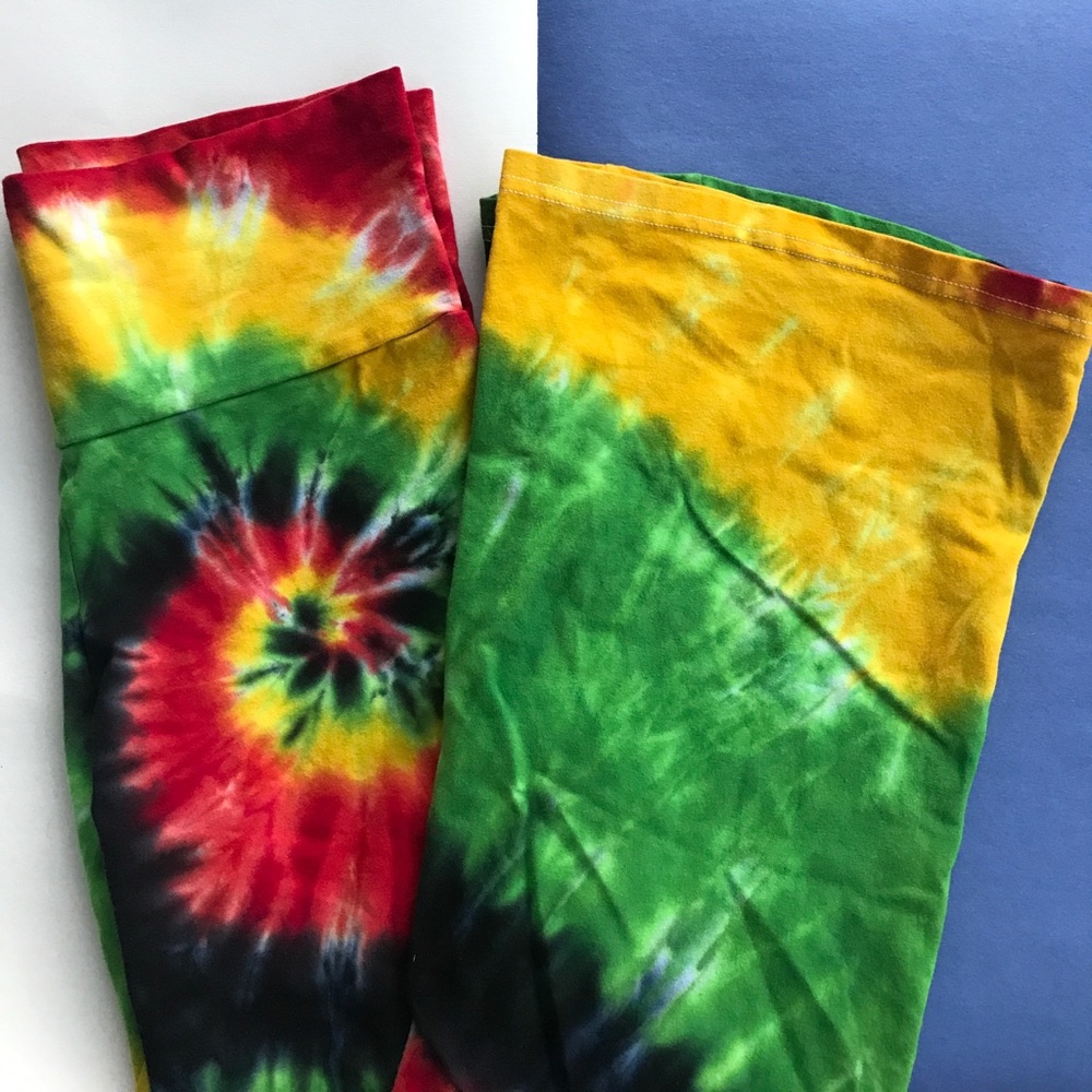 Tie Dye American Apparel Yoga Pants