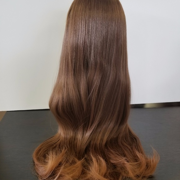 Luscious Brown 100% Japanese Synthetic Wig - Picture 7 of 8