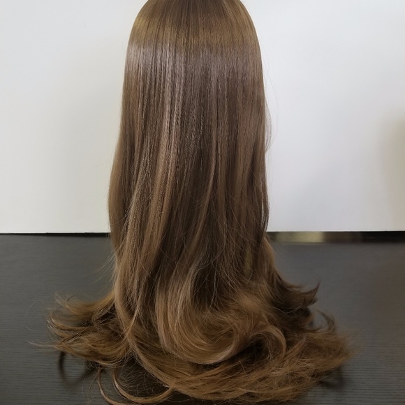 Luscious Brown 100% Japanese Synthetic Wig - Picture 5 of 8