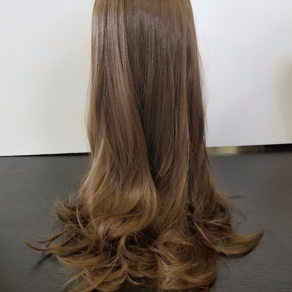 Luscious Brown 100% Japanese Synthetic Wig - Picture 6 of 8