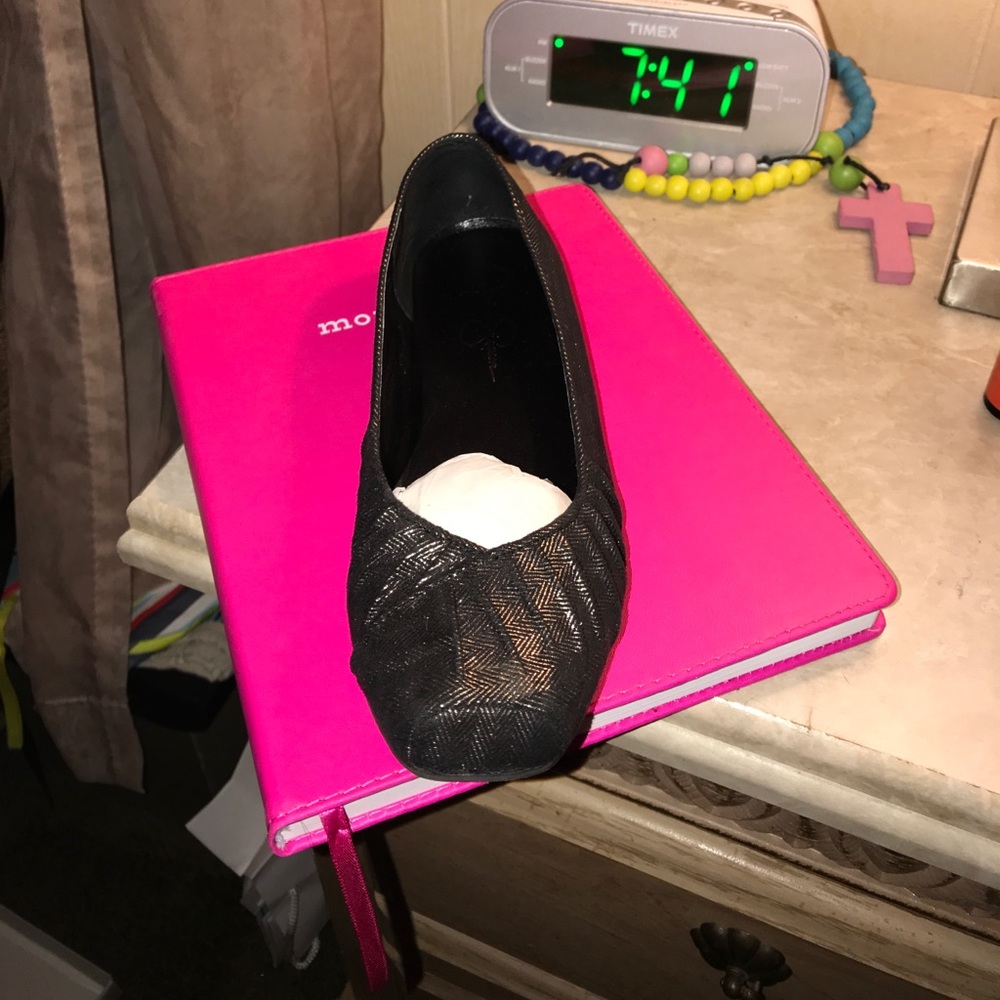 Gold and Black Flats