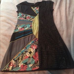 Multi patterned dress