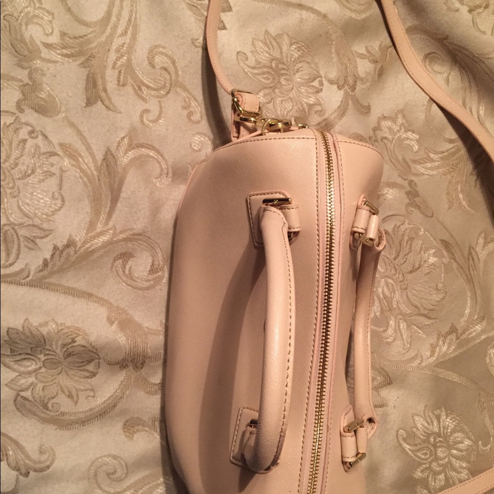 Light Oak Canvas Tory Burch Bag - Picture 6 of 7
