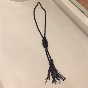 Tassel bead necklace