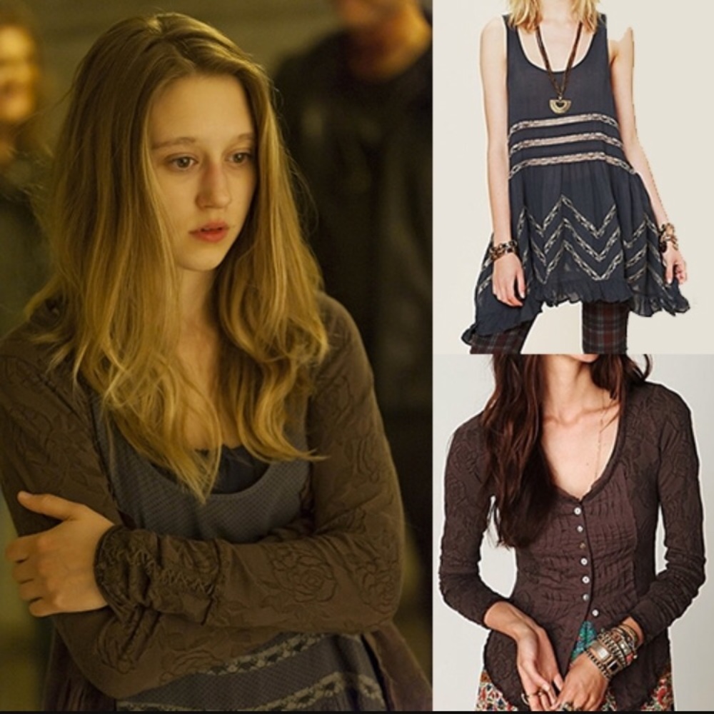 Free people voile and lace storm grey