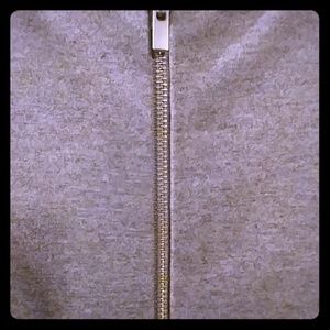 BR Ponte Knit Racerback Dress - Heather Gray