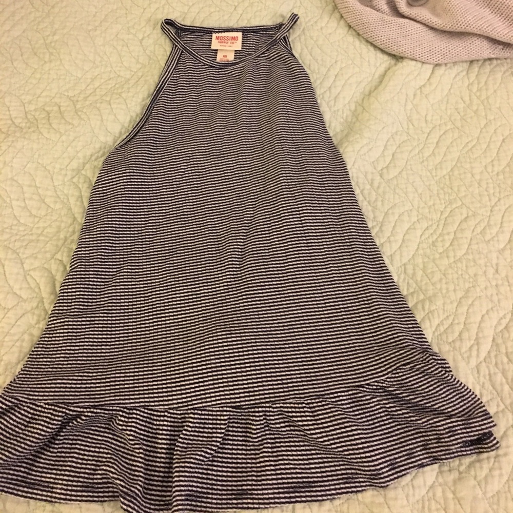 Worn only once cute tank with flutter bottom