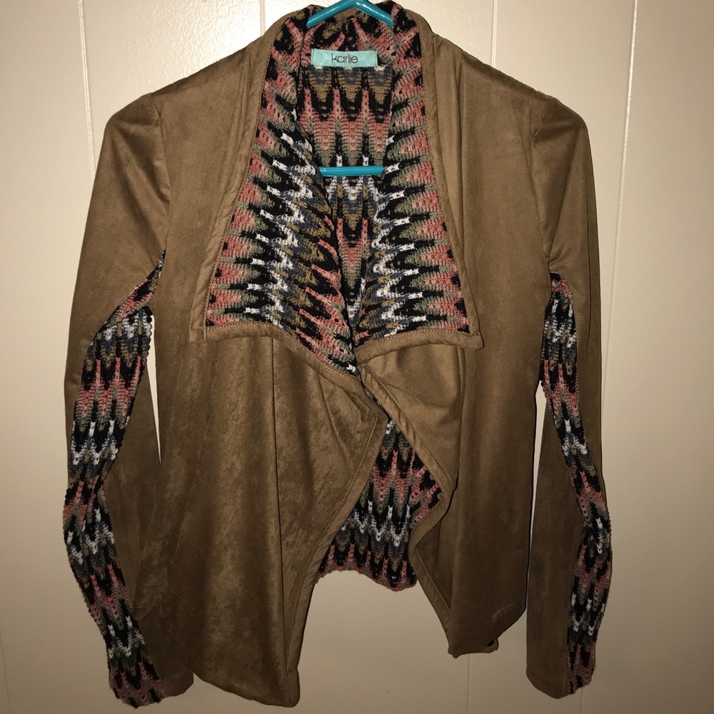 Karlie Sz S faux suede lined jacket