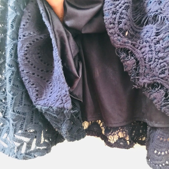 Navy Maxi Skirt | Sz Small - Picture 5 of 7