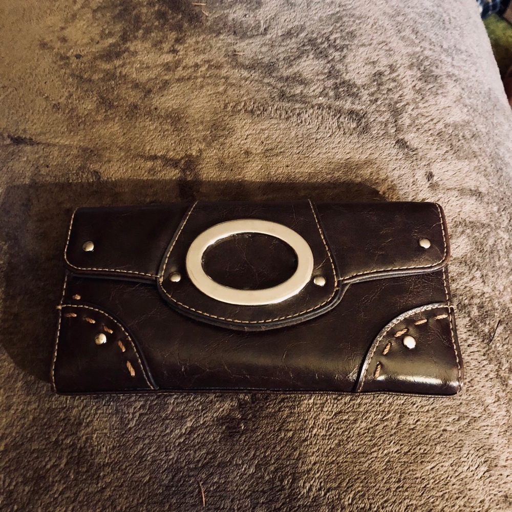 Wallet with cool metal hardware 😎