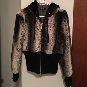 Bebe cropped jacket