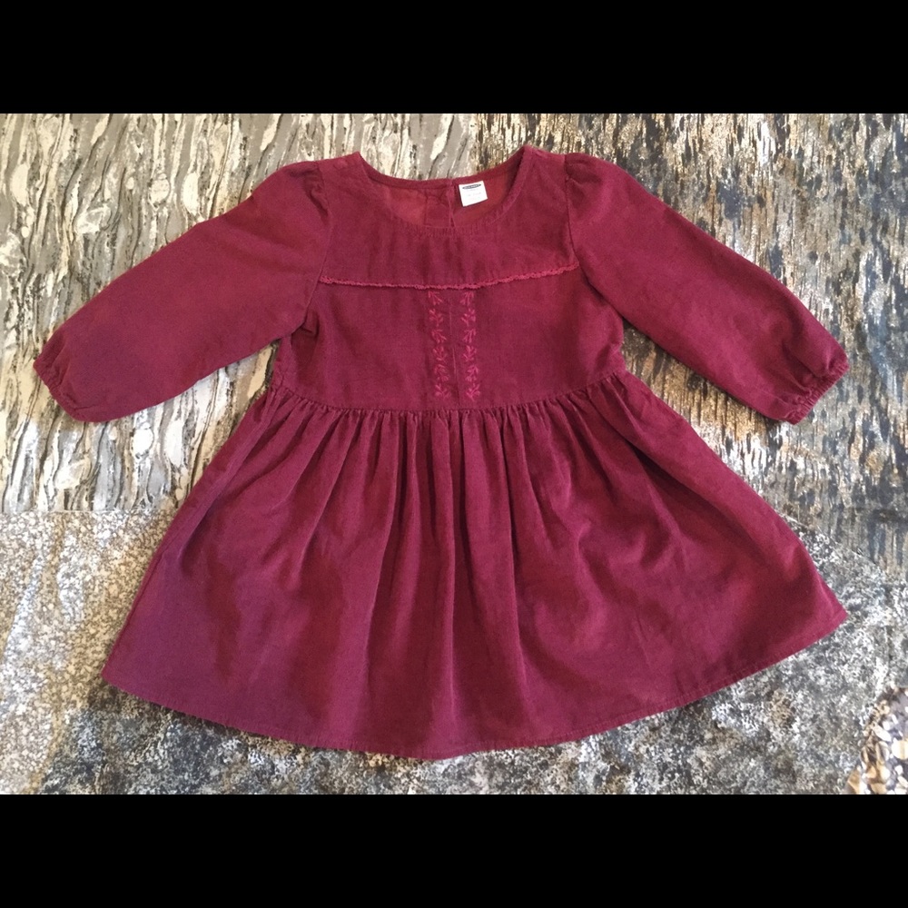 Classic Burgundy Fall Dress