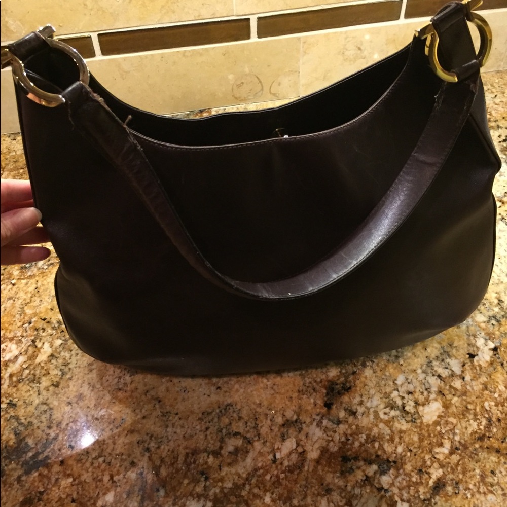 Salvatore Ferragamo Leather Shoulder Bag