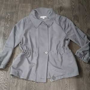 Gray Drawstring Jacket