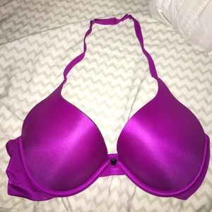 Purple Victoria’s Secret halter bra